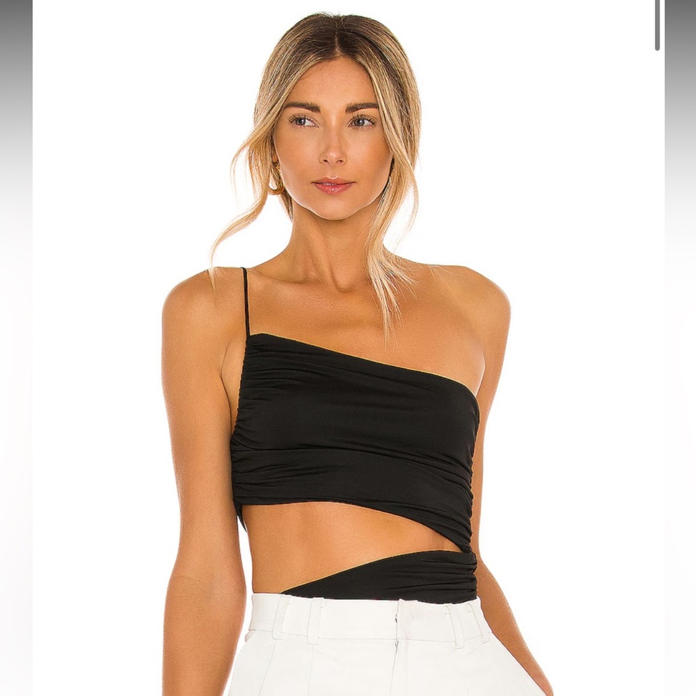 Veronica Cut Out Bodysuit in Brown NWT